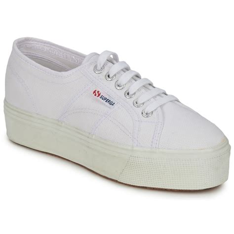 sneakers superga grigio perla e bianco naturale|Sneakers bianche donna: collezione Le Icone Superga da donna.